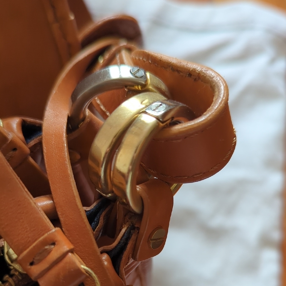Opening Ceremony Tan Leather Satchel Bag - Picture 4 of 16